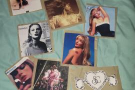 I made my own stickers of my favorite artists