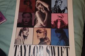 I made my own Taylor Swift poster. Thanks to Ms. Rosa for helping me! I love my poster