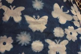 Fui al Maker Camp en nuestro laboratorio y pude hacer mi propio pañuelo teñido de sol. 