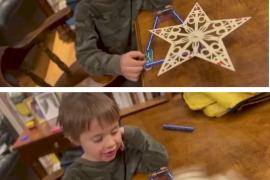 David Yehudah đã tạo ra một chiếc quạt từ một đường cắt ngôi sao bằng cách gắn nó vào động cơ Snap Circuits (chạy bằng pin) mà anh ấy tự lắp ráp. 