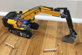 Lego excavator
