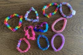 Rainbow loom bracelets 