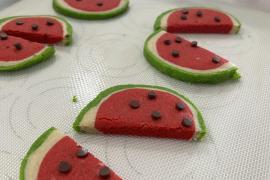 Deliciosas galletas de sandía