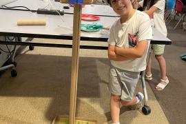 Đây là một tháp kính thiên văn mà tôi đã làm.