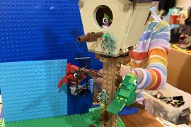 Lego Bird Tree House and Feeder