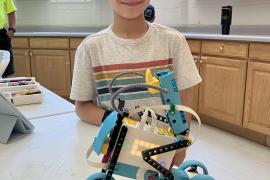 Lego robotic motorcycle
