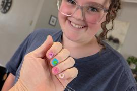 flower nail art
