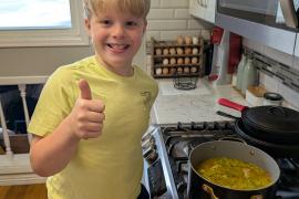homemade chicken noodle soup