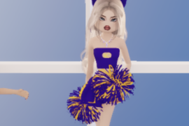 cheerleader outfit design in Dress to impress