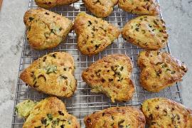 heart shaped scones