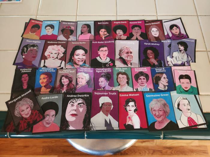 Convirtió un póster de Mujeres en la Historia en un juego de mesa.