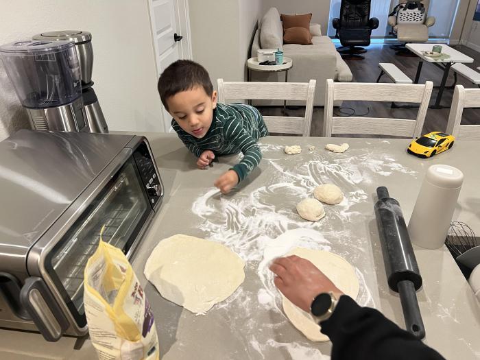 طبخ خبز العجين المخمر 