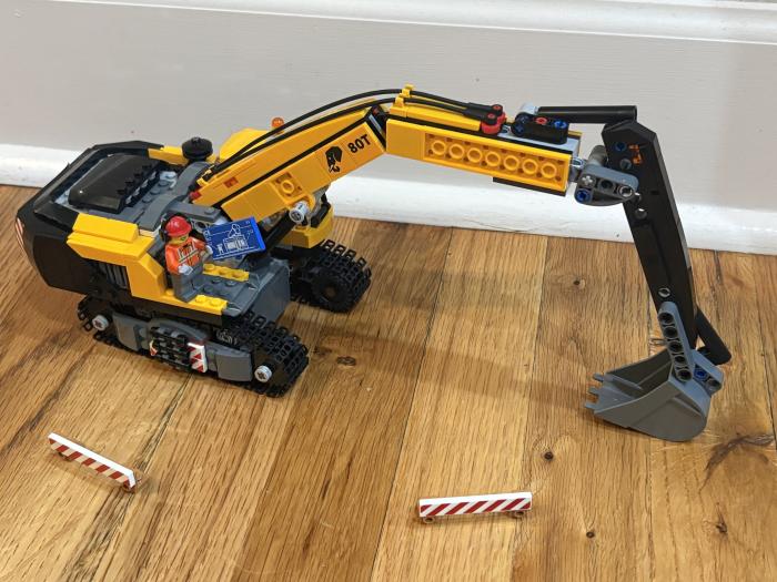 Lego excavator