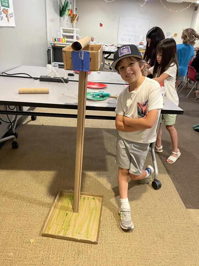 This is a telescope tower that I made.