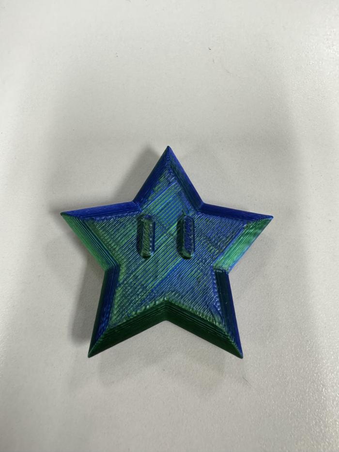 Super Mario Star 3D Print