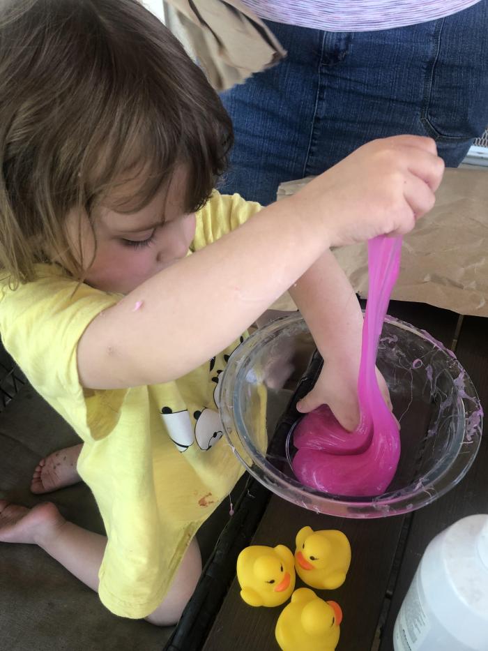 Making slime for the first time! I’m 