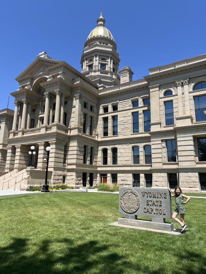 Cheyenne Wyoming capitol building built in 1888. 