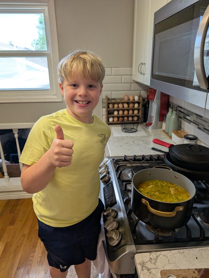 homemade chicken noodle soup