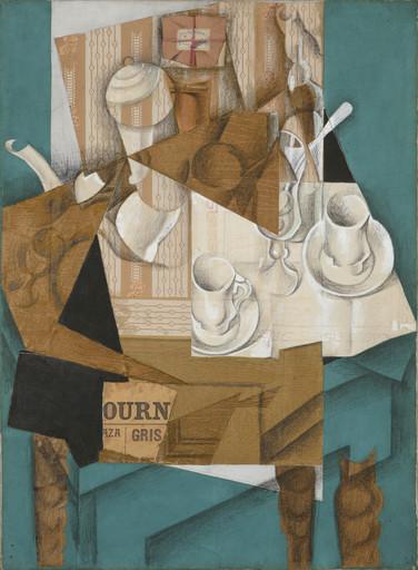Juan Gris Breakfast (Le Petit déjeuner) 1914